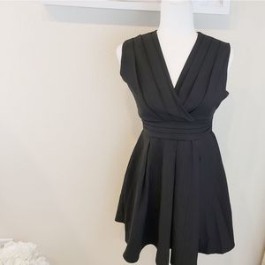 Black Pinstripe Dress